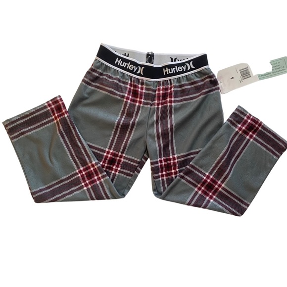 Hurley Pajamas Hurley Size 4 Boys Plaid Pajama Pants Nwt Poshmark
